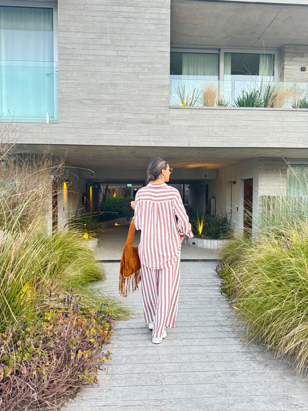 Conjunto Lino Terracota