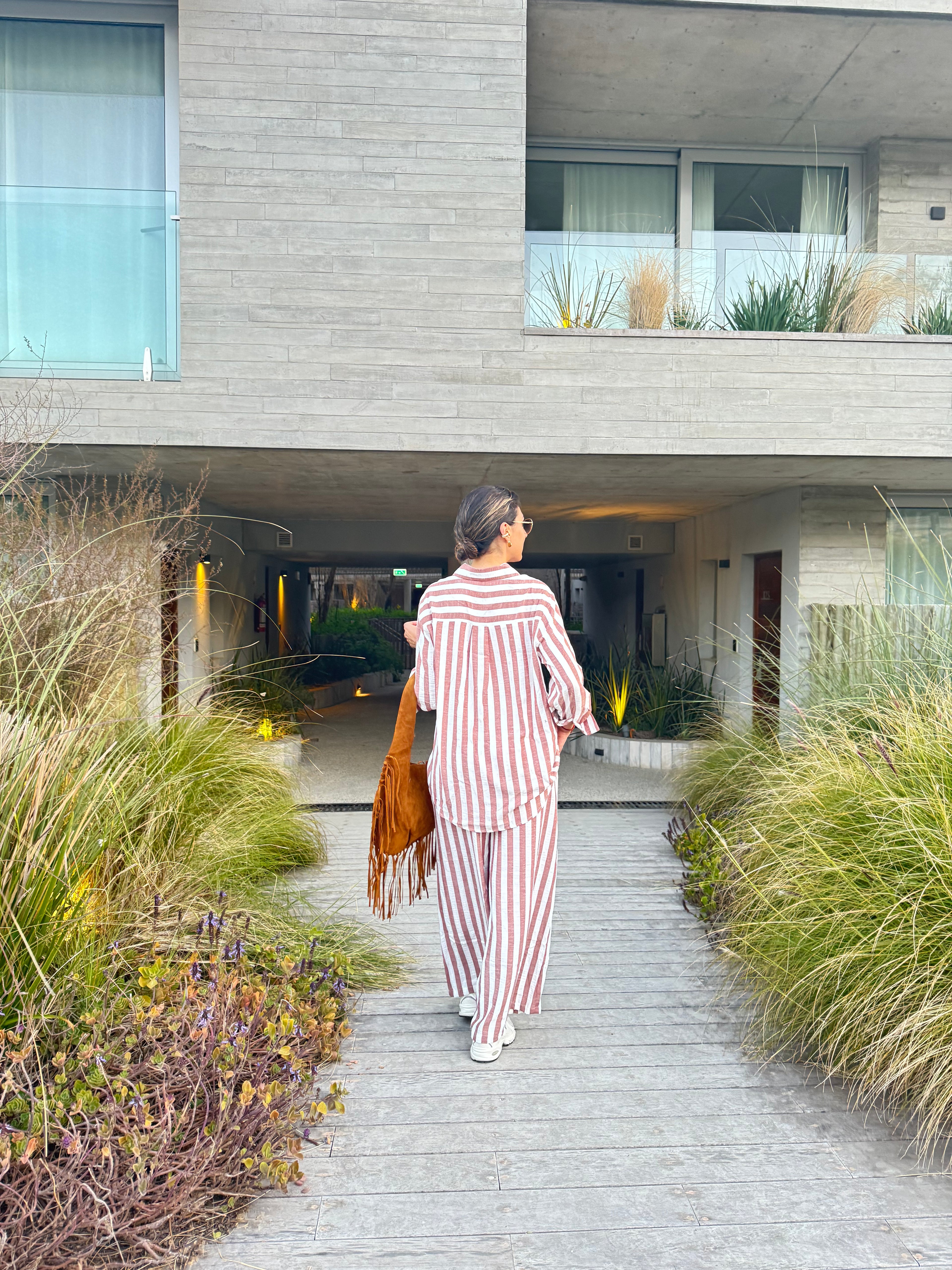 Conjunto Lino Terracota